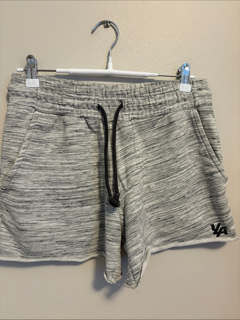 YoungLA Heathered Gray Athletic Lounge Shorts with Drawstring